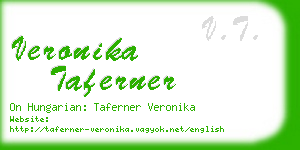 veronika taferner business card